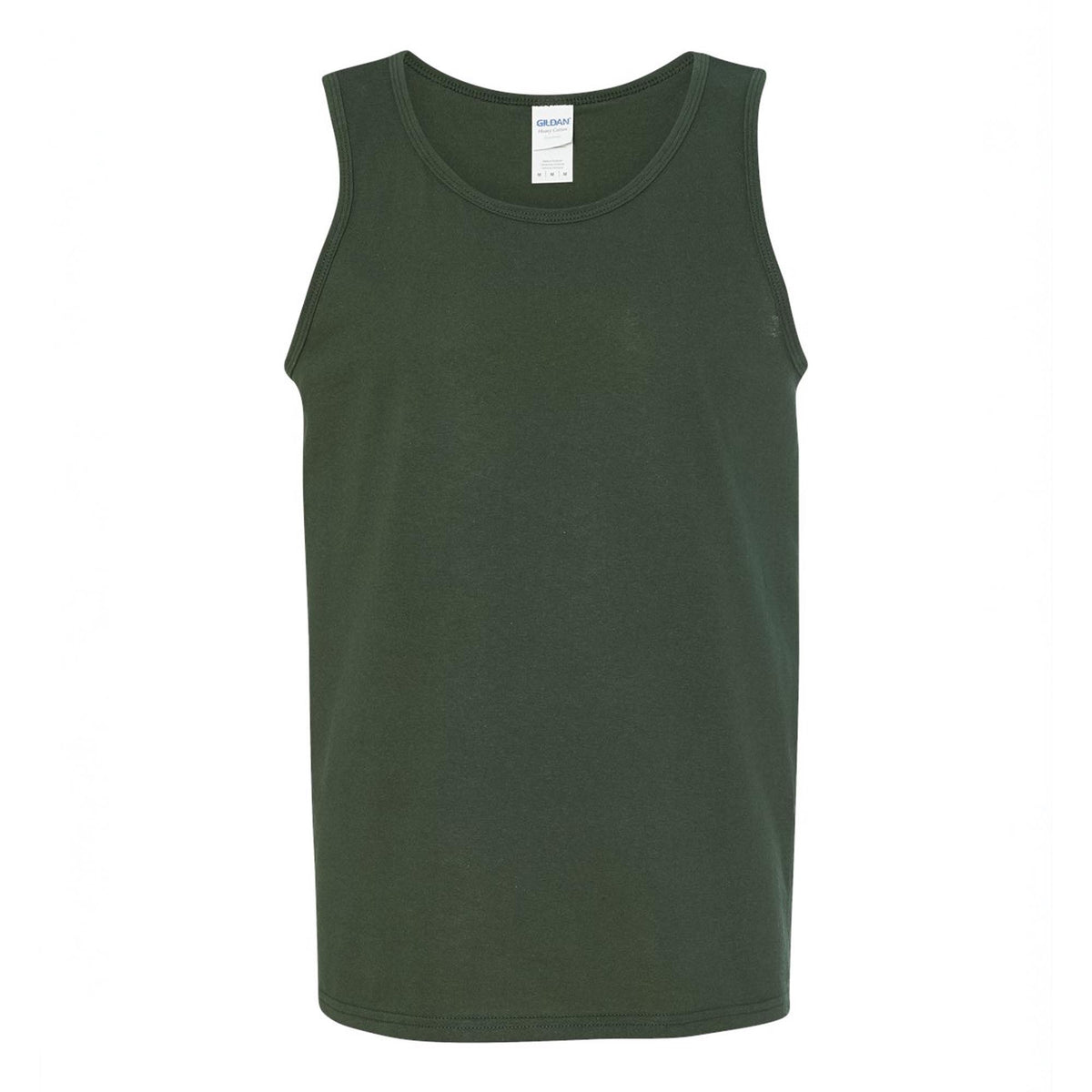 Forest green Gildan 5200 heavy cotton tank top