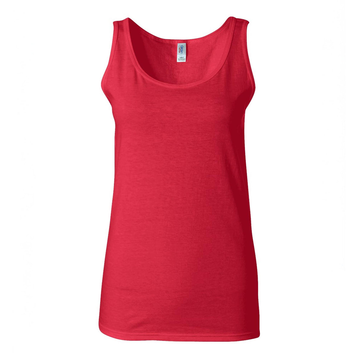 Cherry red Gildan Softstyle 64200L women's tank