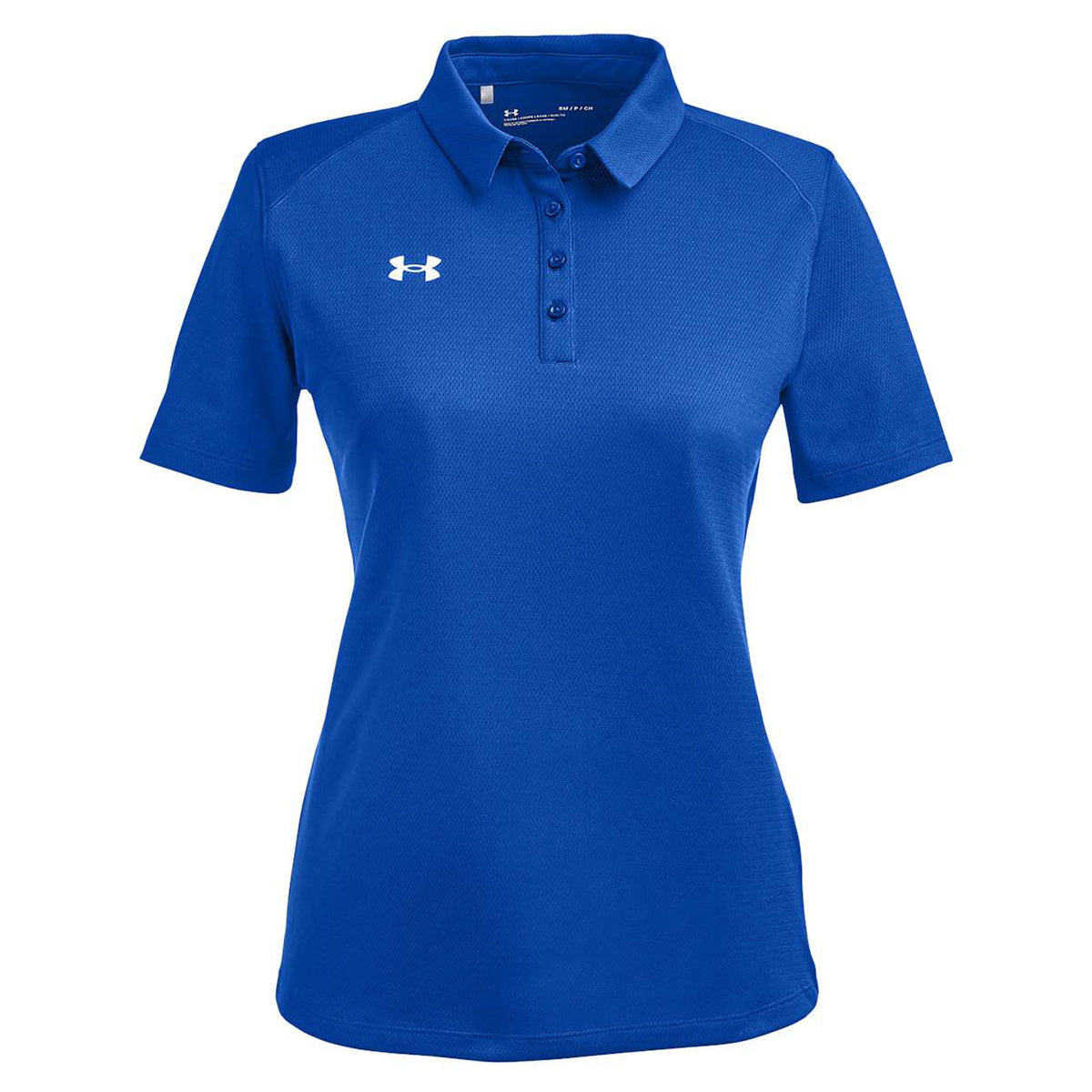 Royal and white Under Armour women's Tech polo