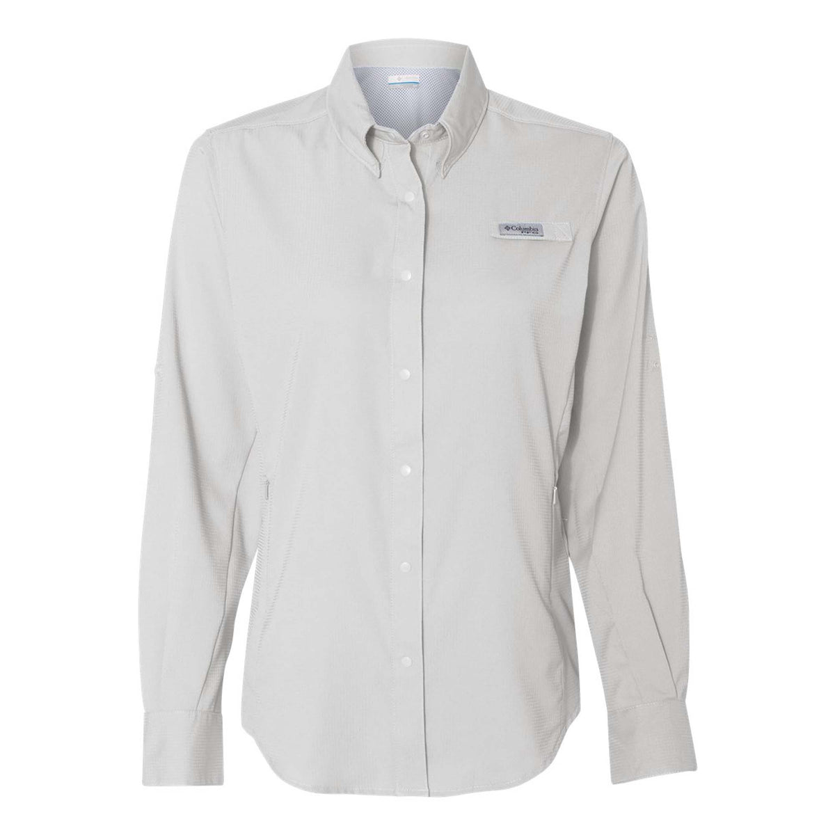 Cool grey Columbia women's PFG Tamiami II shirt
