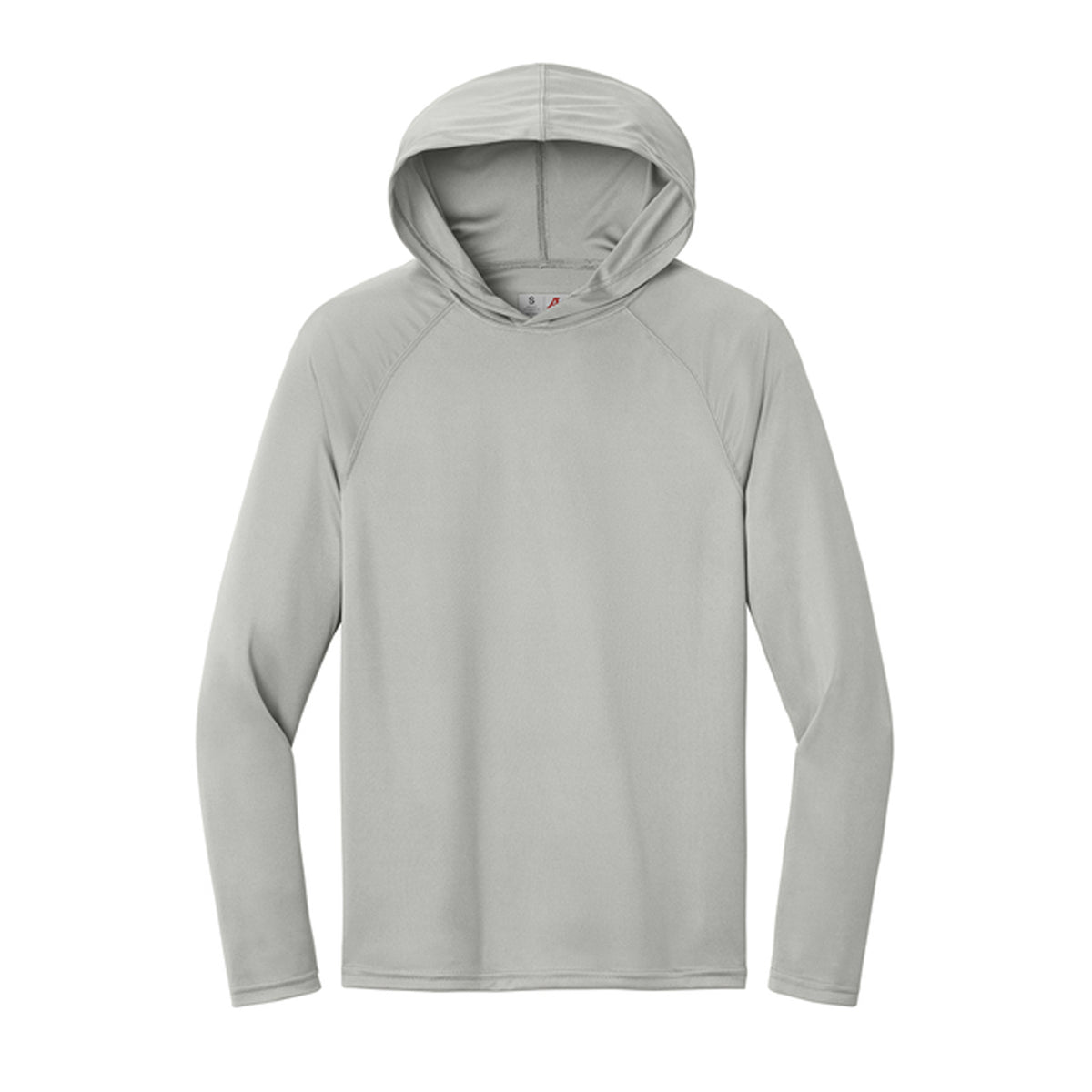 Silver A4 N3409 hooded performance tee
