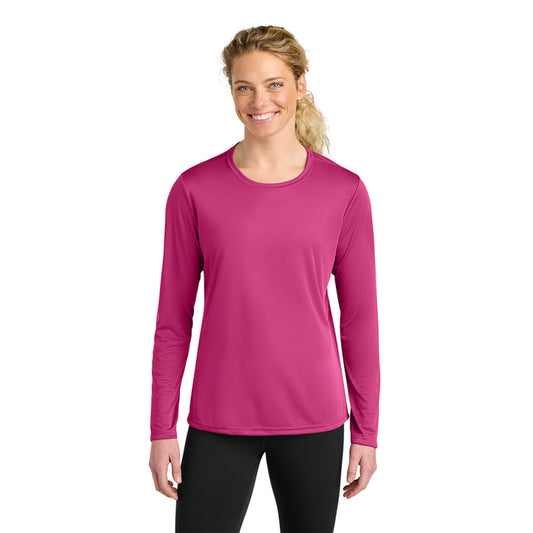 Fuchsia A4 NW3002 women's cooling long sleeve tee