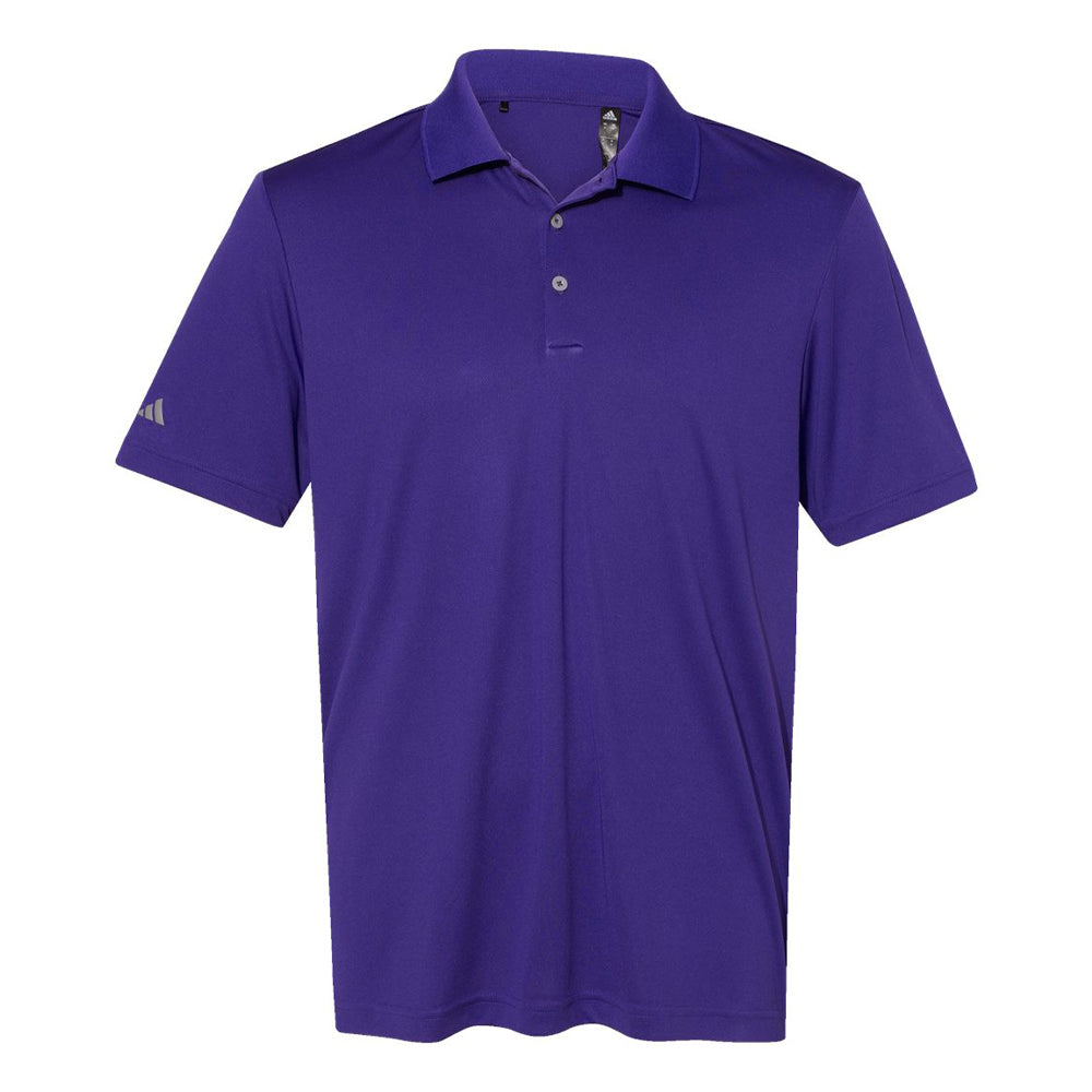 Collegiate purple Adidas A230 performance polo