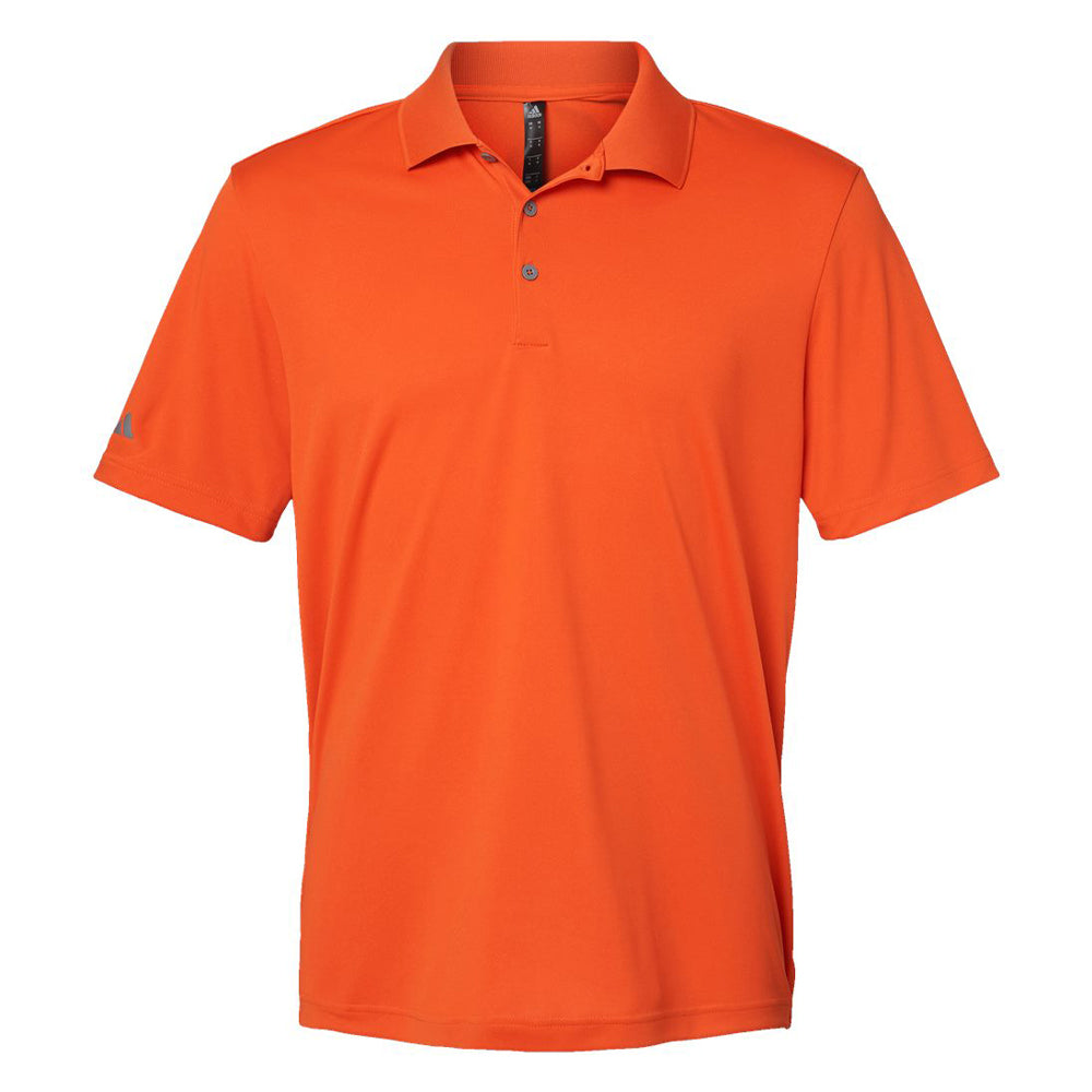 Orange Adidas A230 performance polo