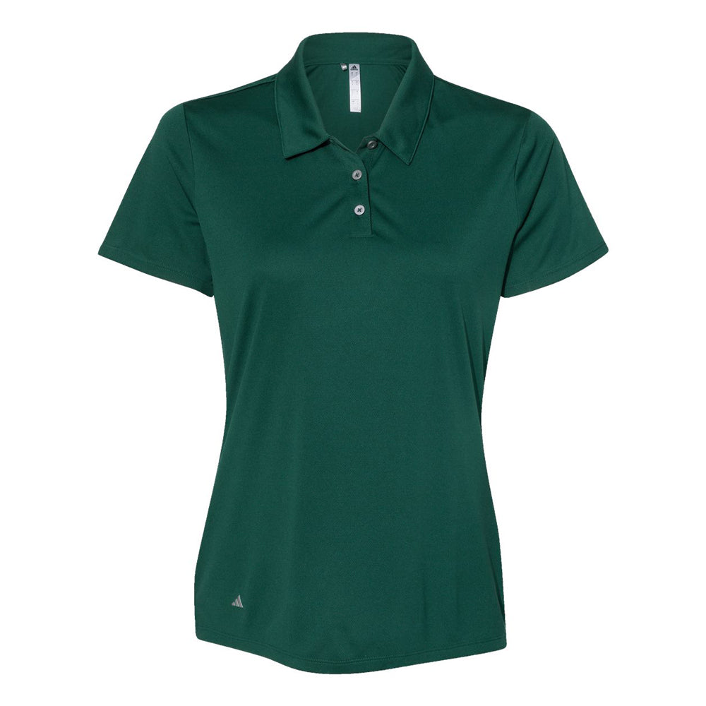 Collegiate green Adidas A231 women's polo