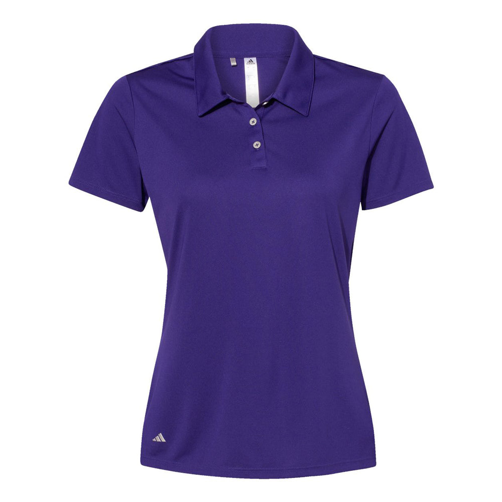 Collegiate purple Adidas A231 women's polo