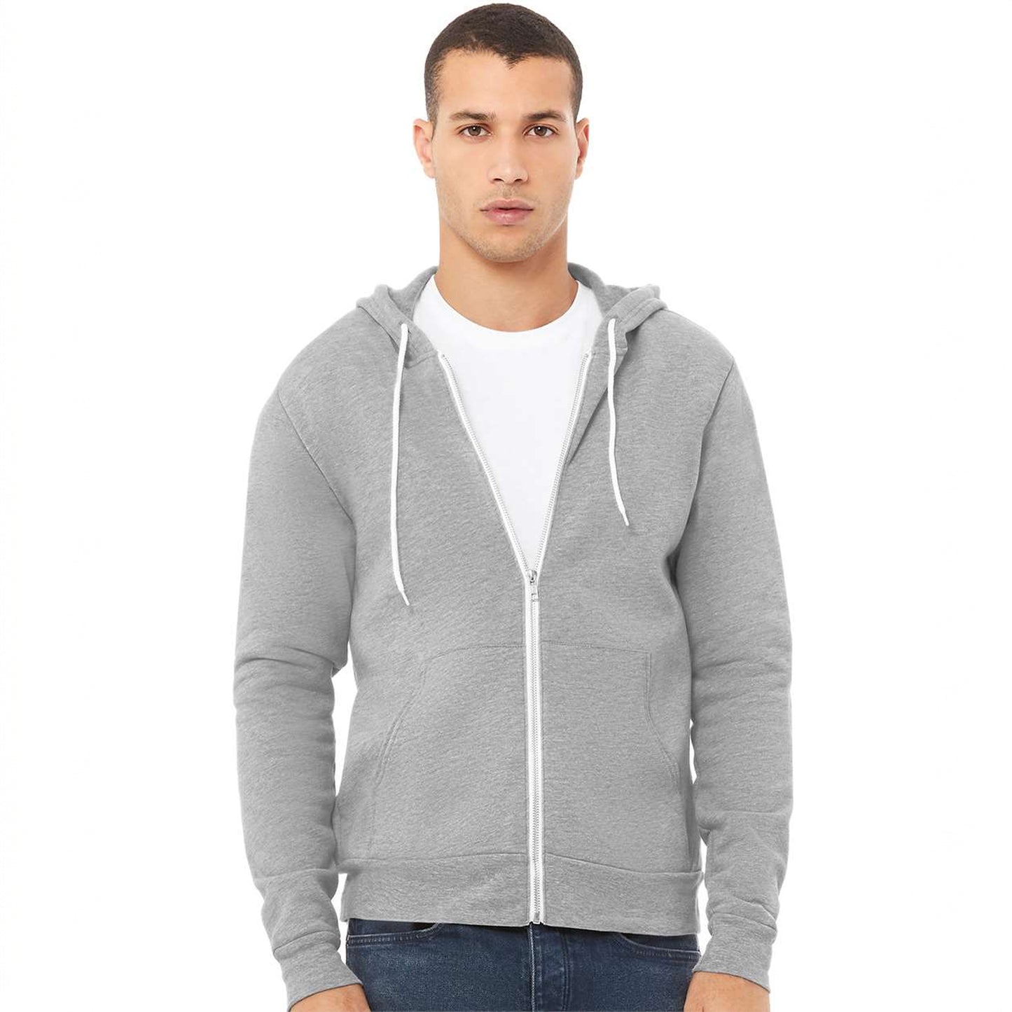 BELLA+CANVAS® Unisex Sponge Fleece Full-Zip Hoodie - 3739