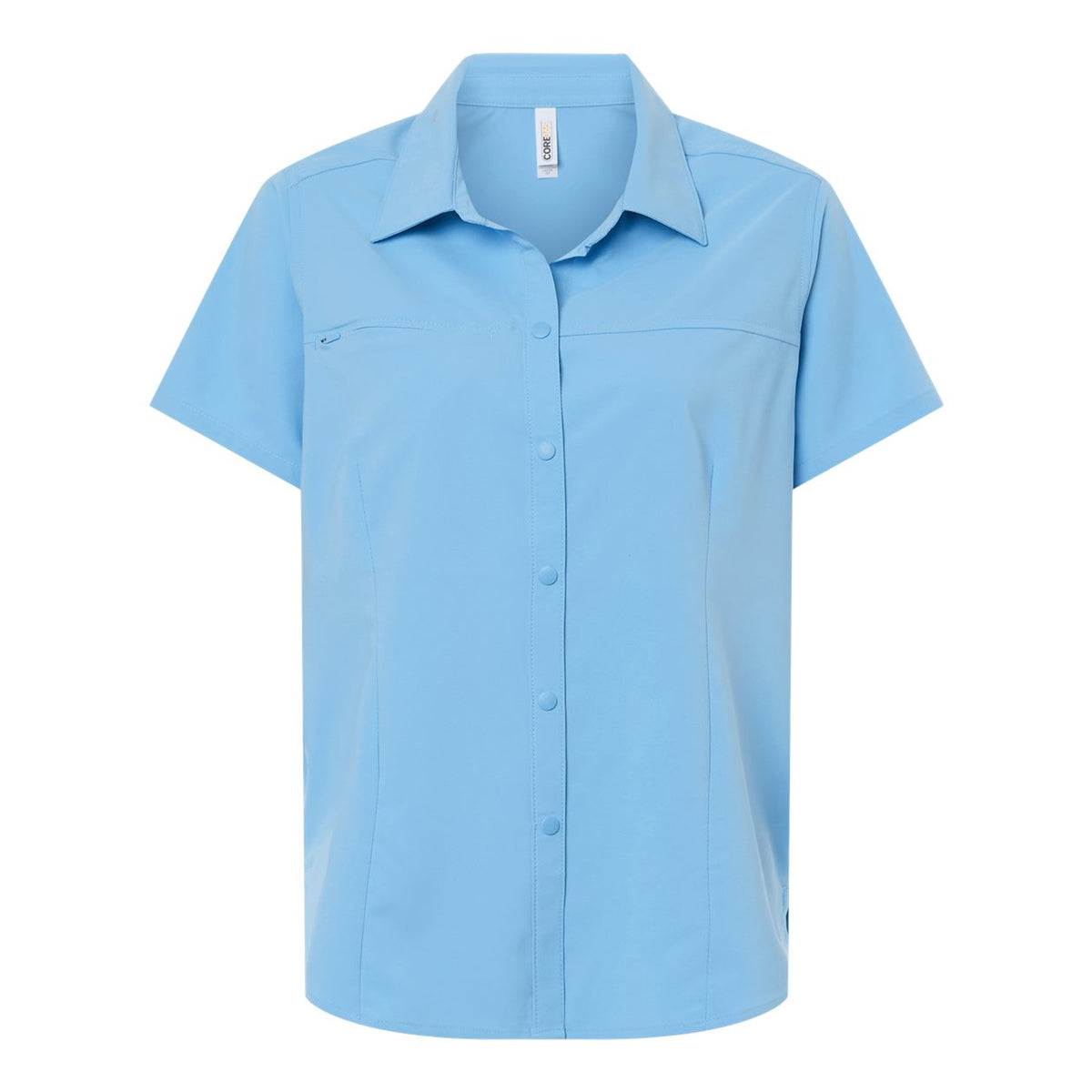 Blue CORE365 CE520W women's staff shirt