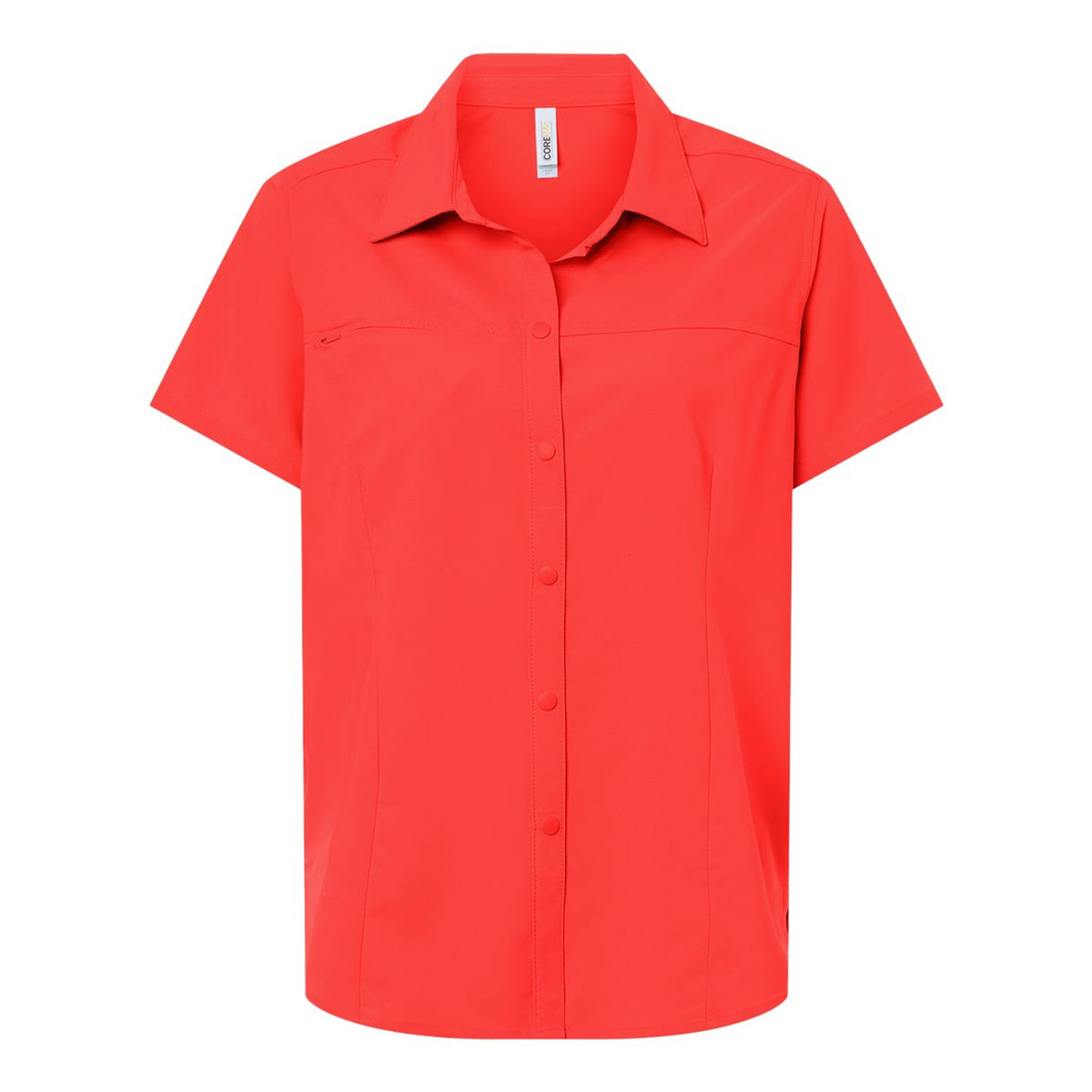 Red CORE365 CE520W women's staff shirt