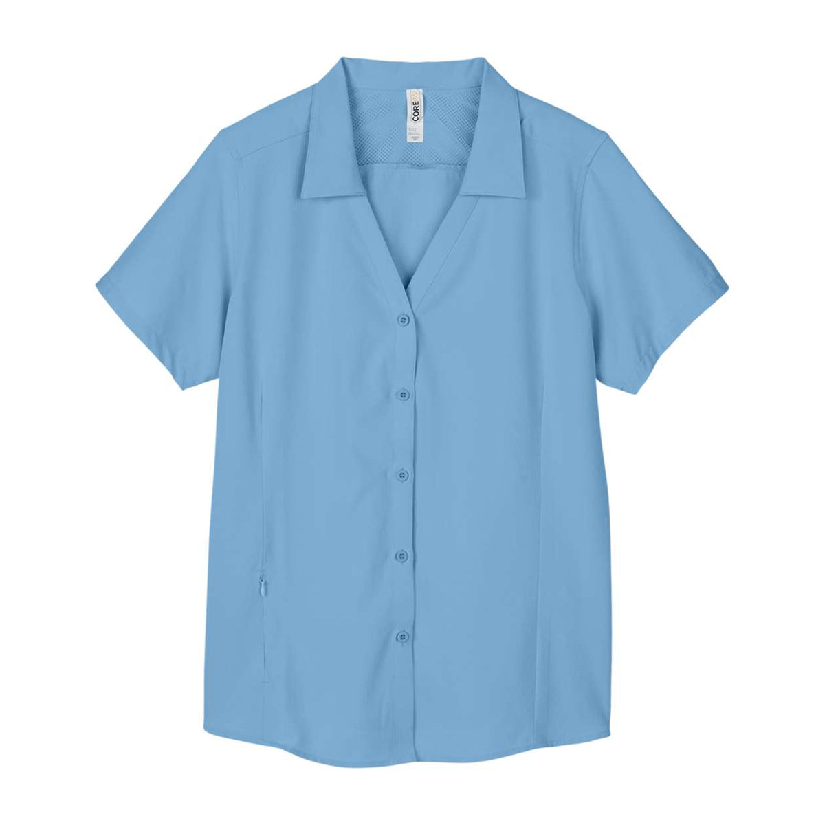Blue CORE365 CE510W women's marina shirt