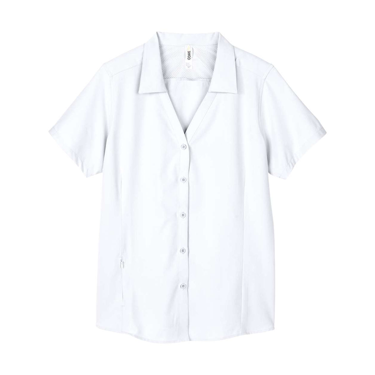 White CORE365 CE510W women's marina shirt