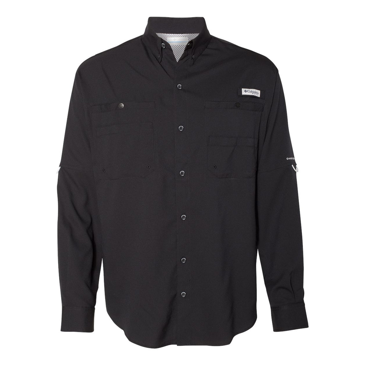Black Columbia PFG Tamiami II long sleeve shirt