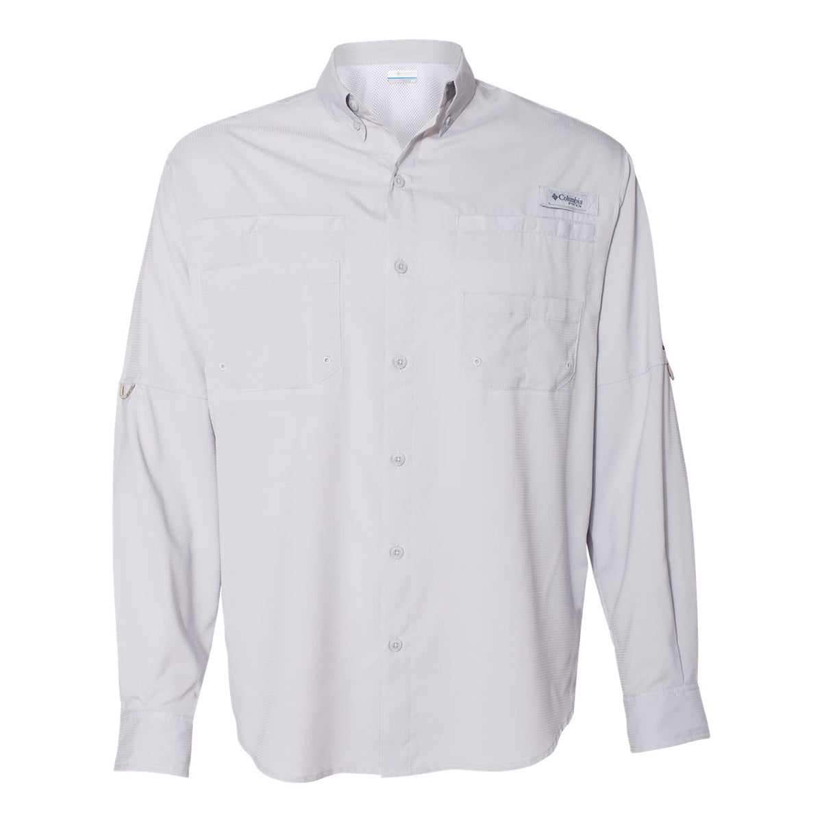 Cool grey Columbia PFG Tamiami II long sleeve shirt