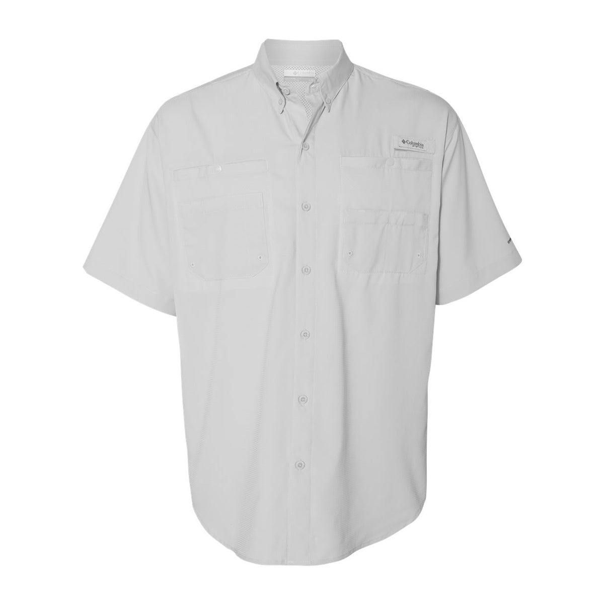 Cool grey Columbia PFG Tamiami II short sleeve shirt