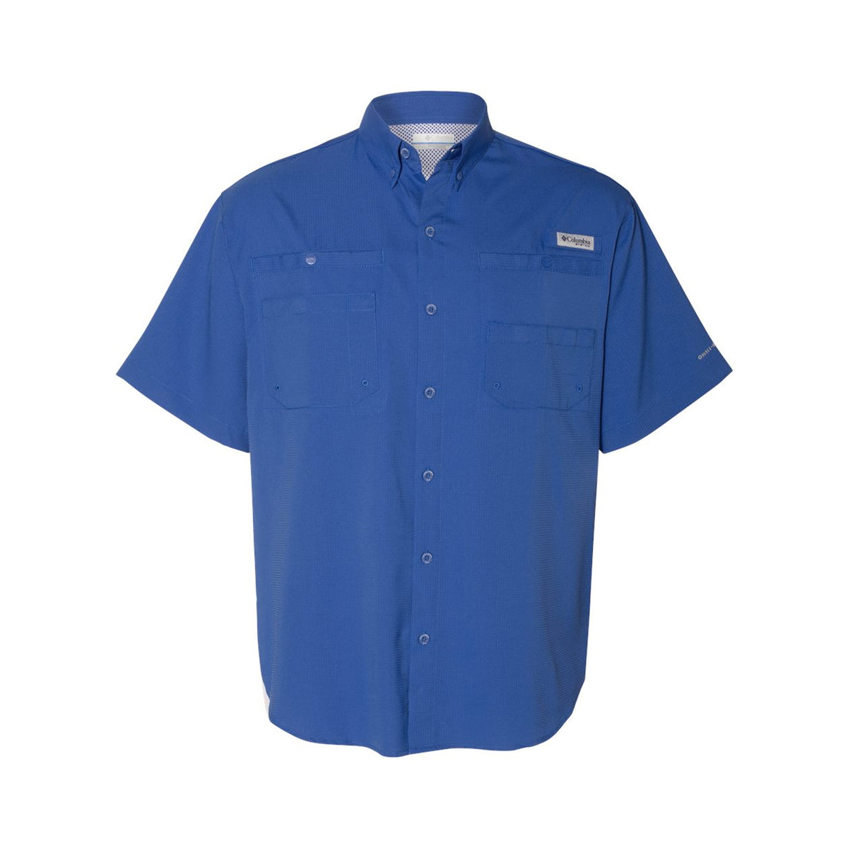 Vivid blue Columbia PFG Tamiami II short sleeve shirt