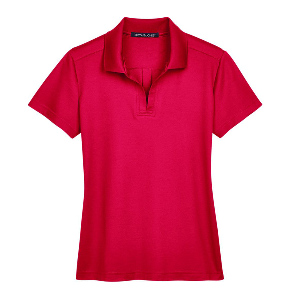 Red Devon & Jones DG20W women's polo