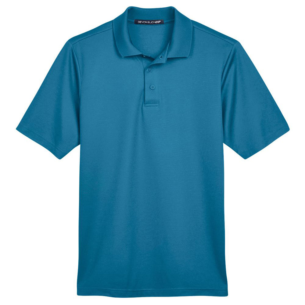 Dark teal Devon & Jones DG20 CrownLux polo
