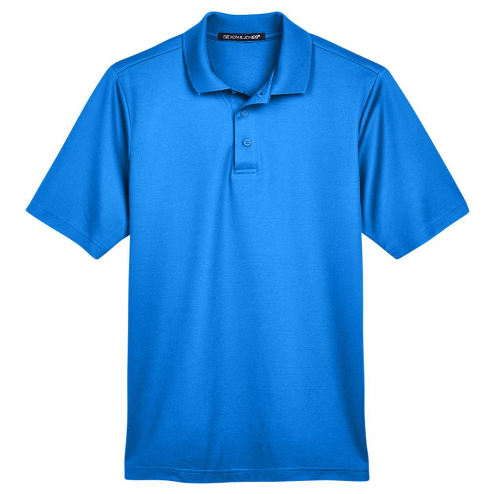 French blue Devon & Jones DG20 CrownLux polo