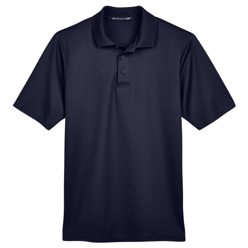 Navy Devon & Jones DG20 CrownLux polo