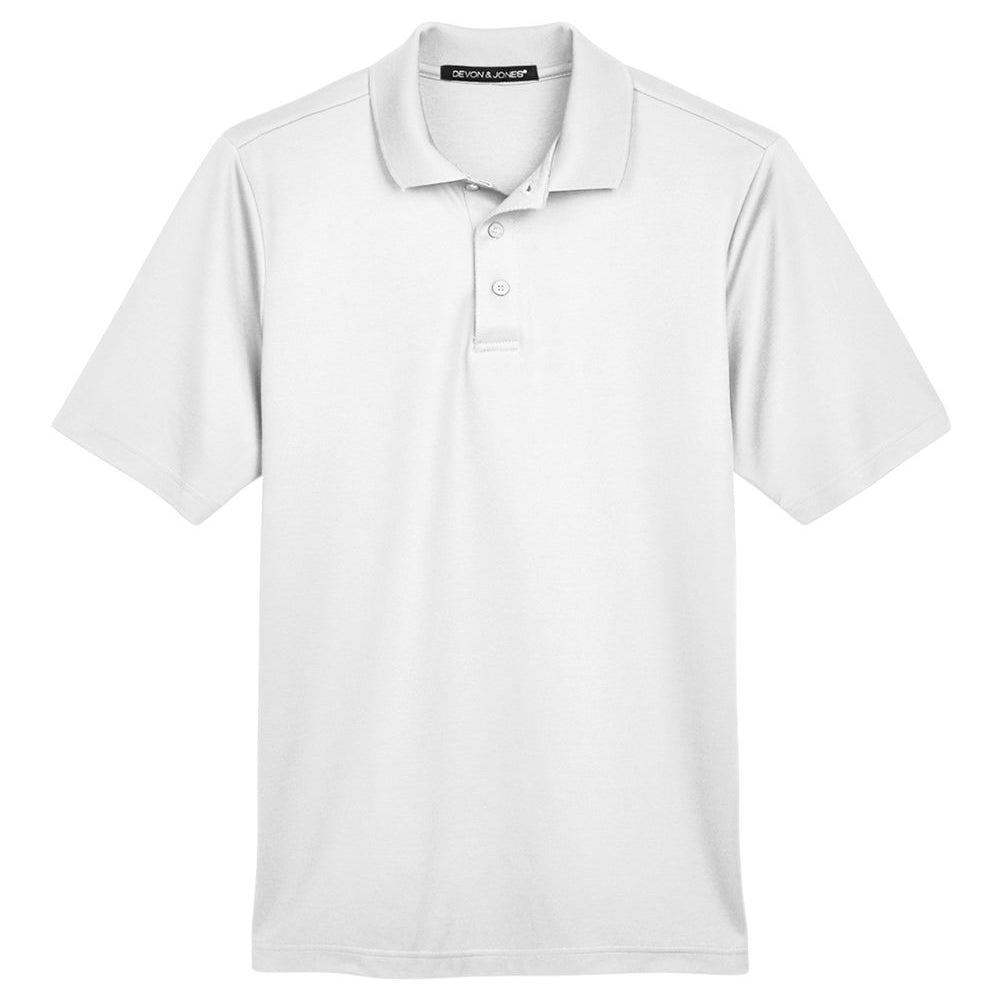 White Devon & Jones DG20 CrownLux polo