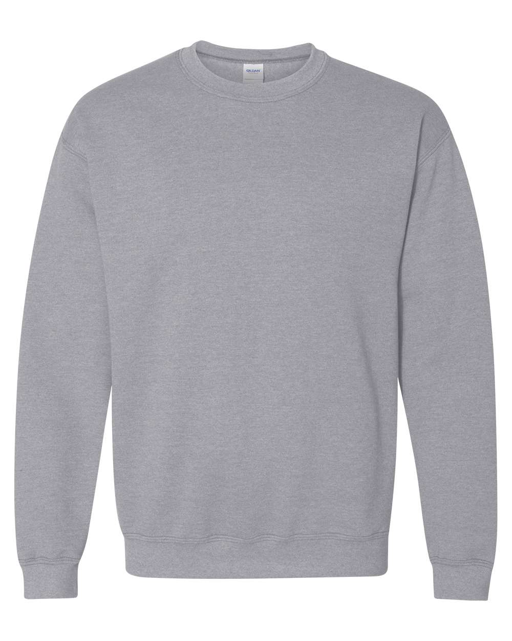 Sport grey Gildan 18000 Heavy Blend crewneck sweatshirt