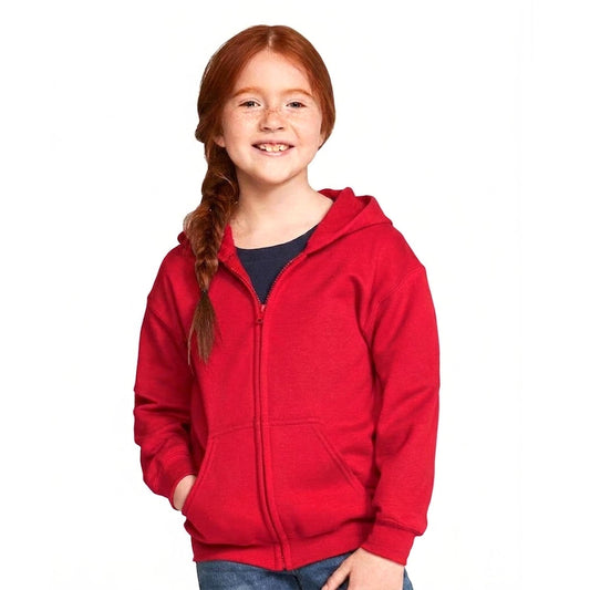 Gildan® Youth Heavy Blend™ Full-Zip Hooded Sweatshirt. 18600B