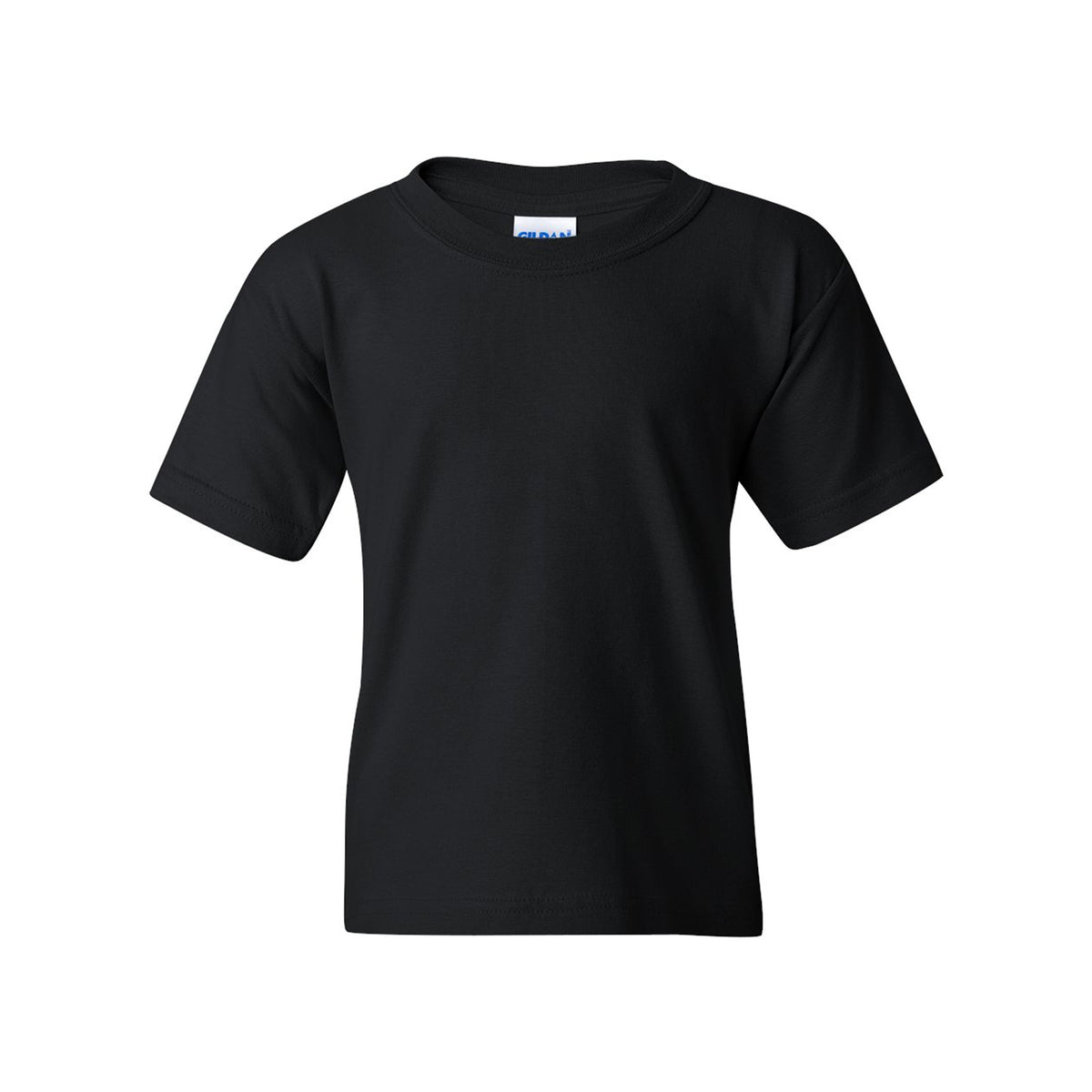 Black Gildan 5000B youth t-shirt