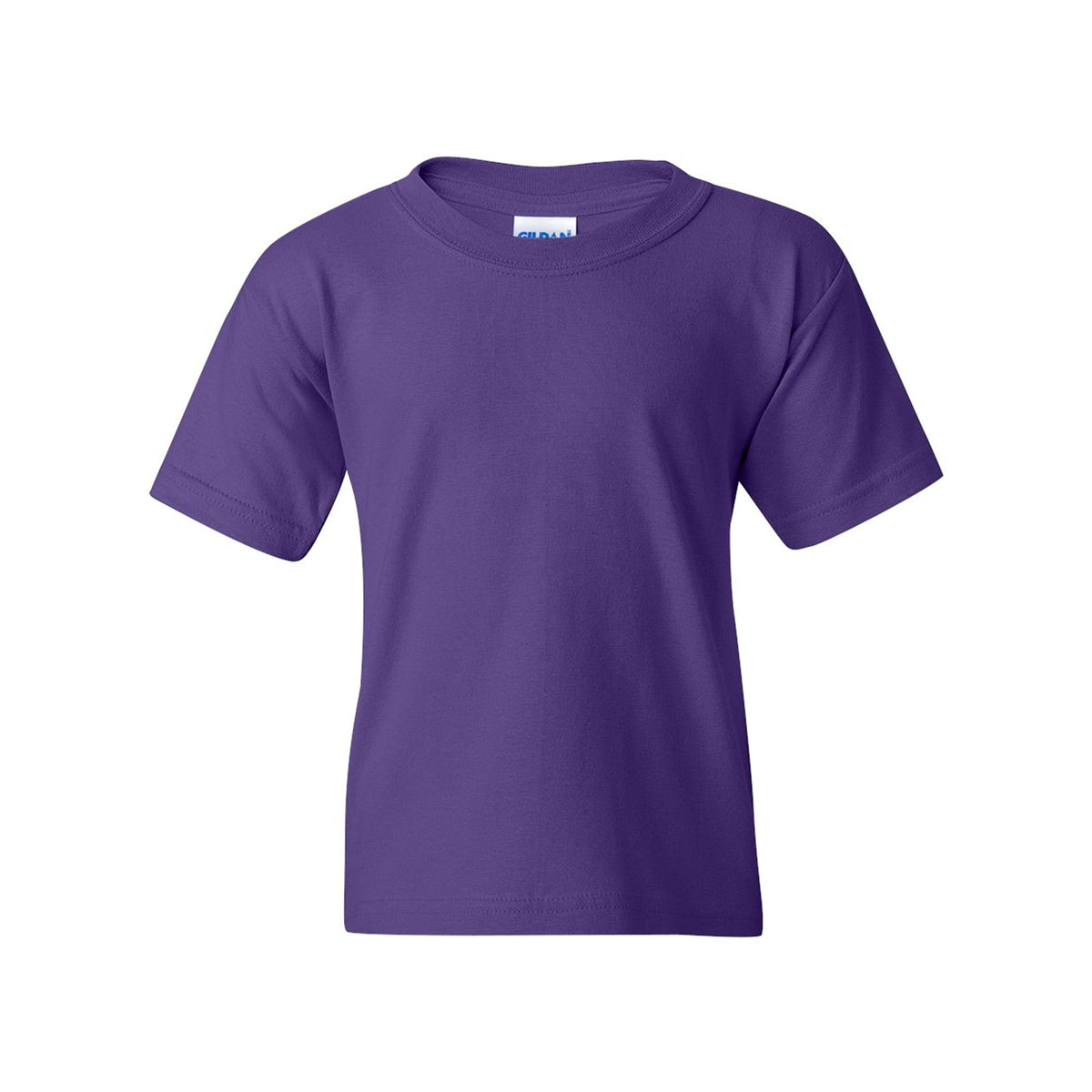 Purple Gildan 5000B youth t-shirt