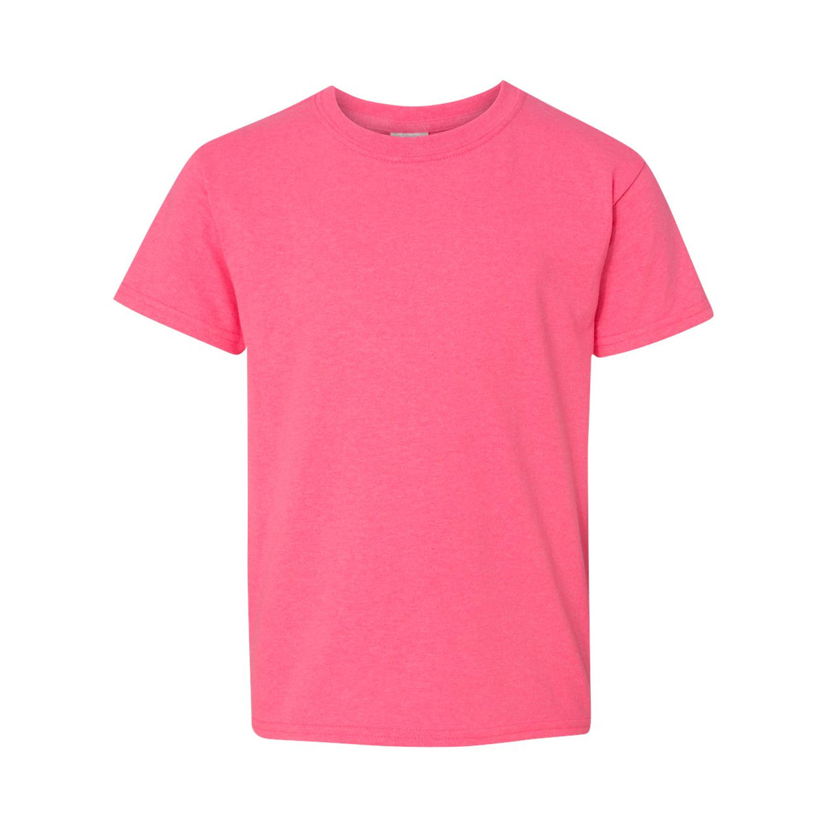 Safety pink Gildan 5000B youth t-shirt
