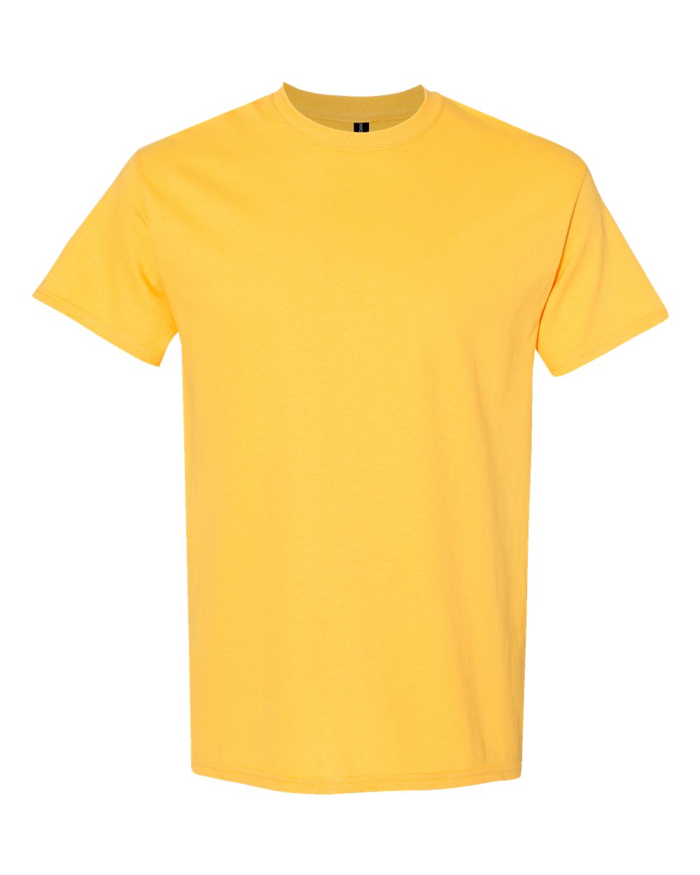 Yellow t-shirt on a white background