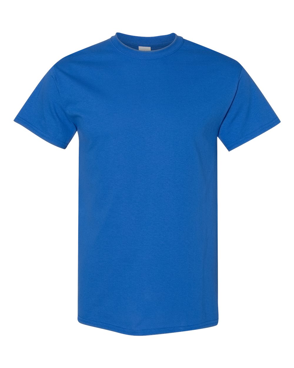 Blue t-shirt on a white background