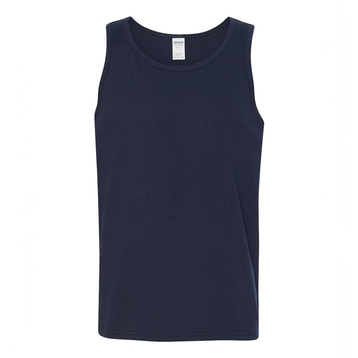 Navy Gildan 5200 heavy cotton tank top
