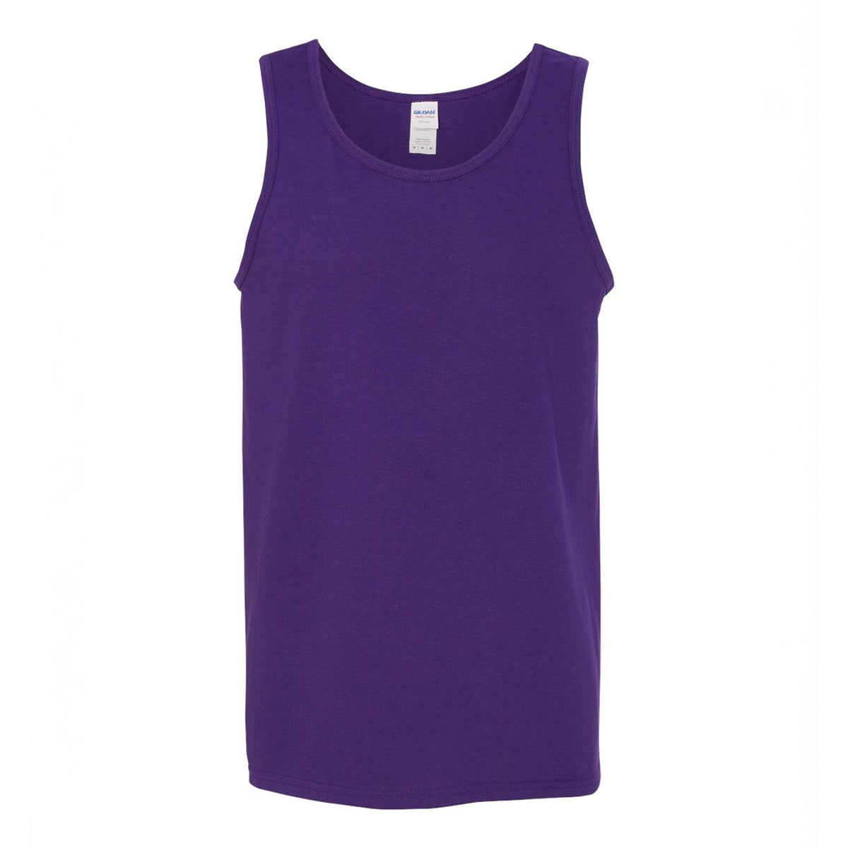 Purple Gildan 5200 heavy cotton tank top