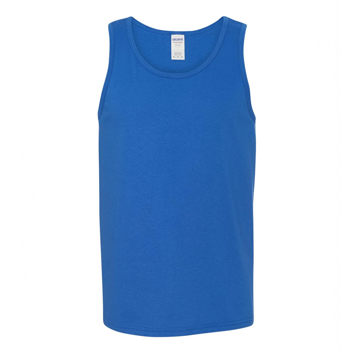 Royal blue Gildan 5200 heavy cotton tank top
