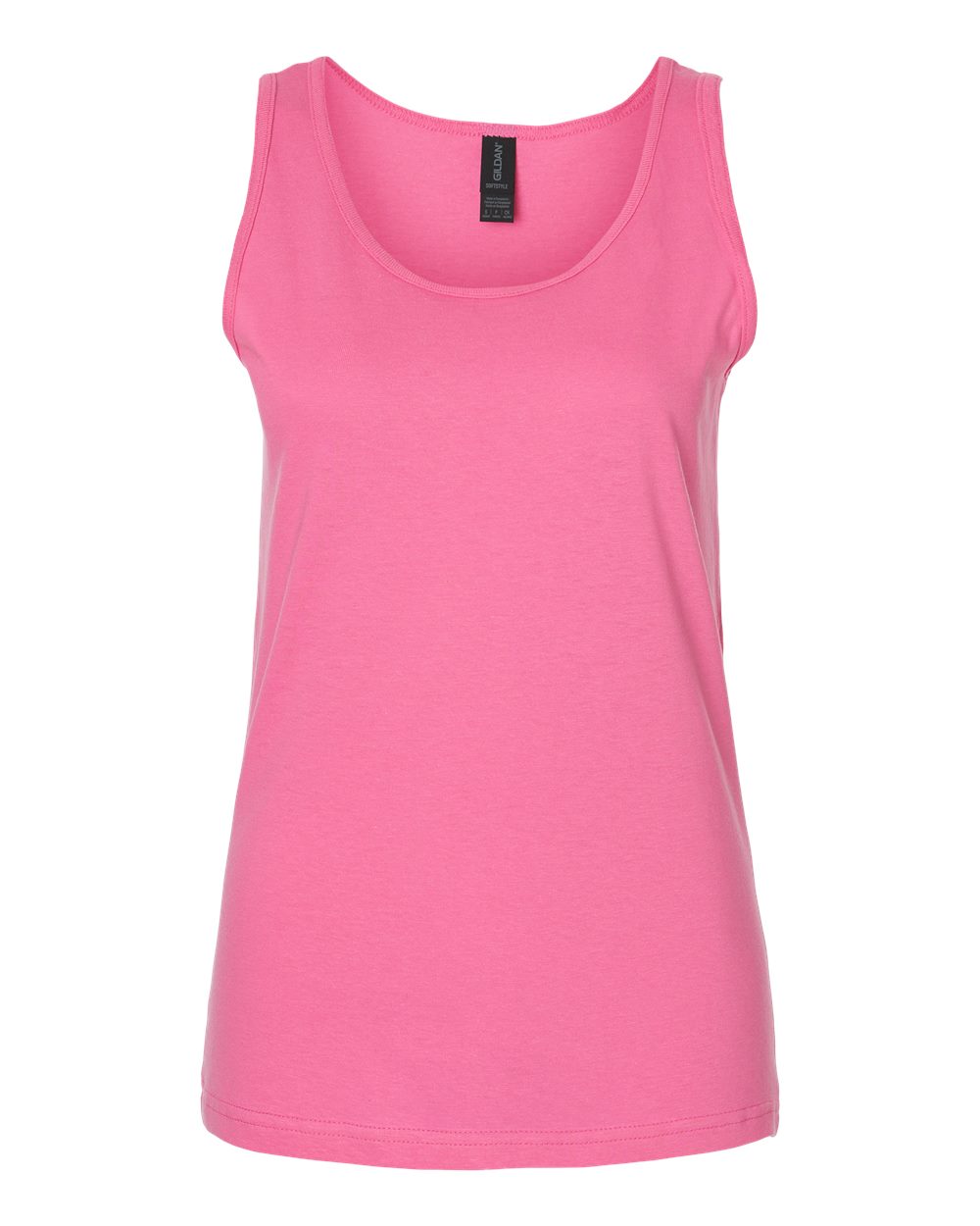 Azalea pink Gildan Softstyle 64200L women's tank