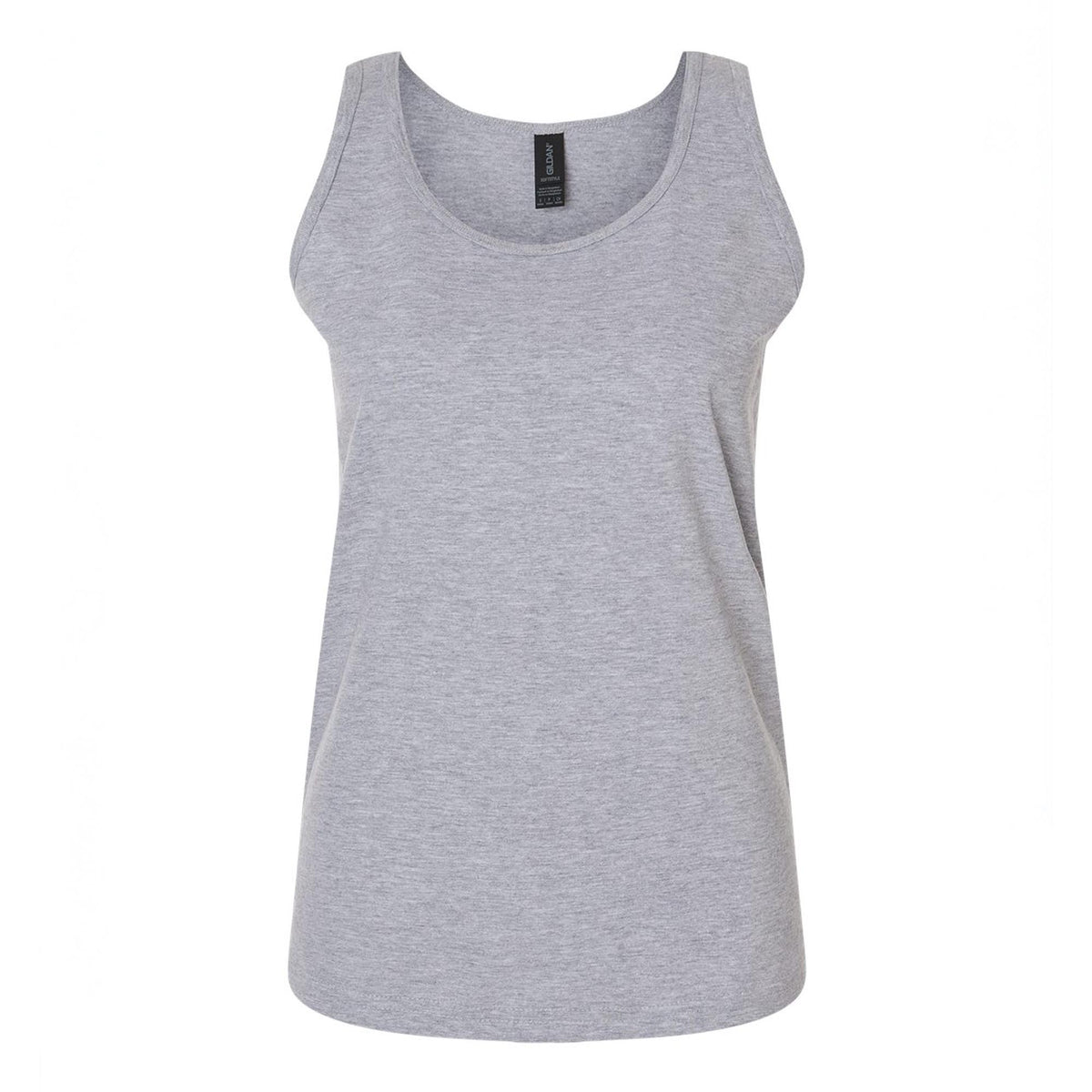 Sport grey Gildan Softstyle 64200L women's tank