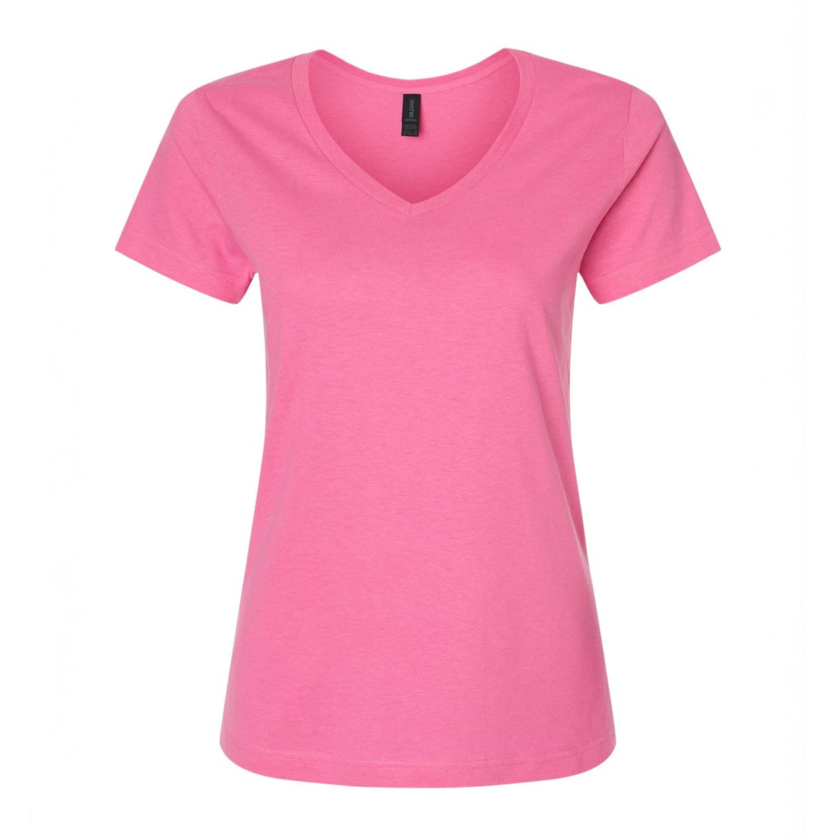 Azalea pink Gildan Softstyle 64V00L women's V-neck