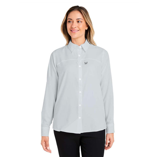 Harbor mist Huk women's Tide Point shirt