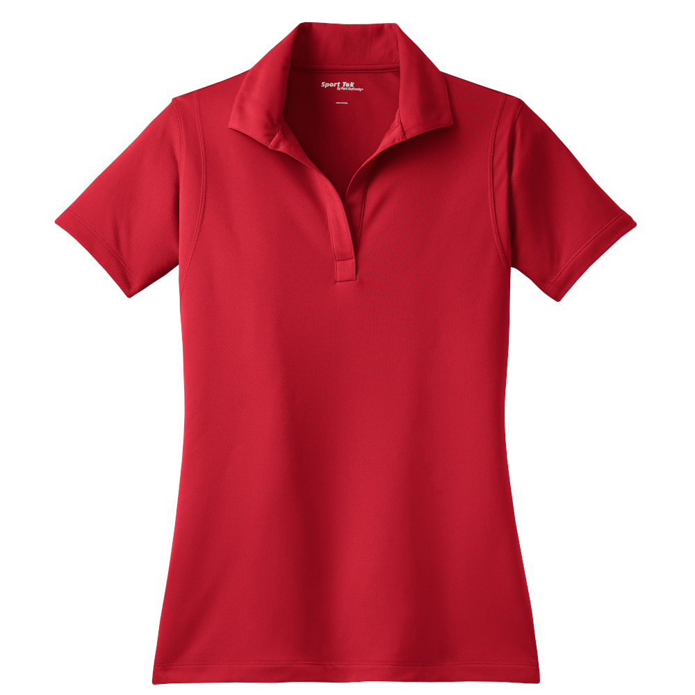 True red Sport-Tek LST650 women's polo
