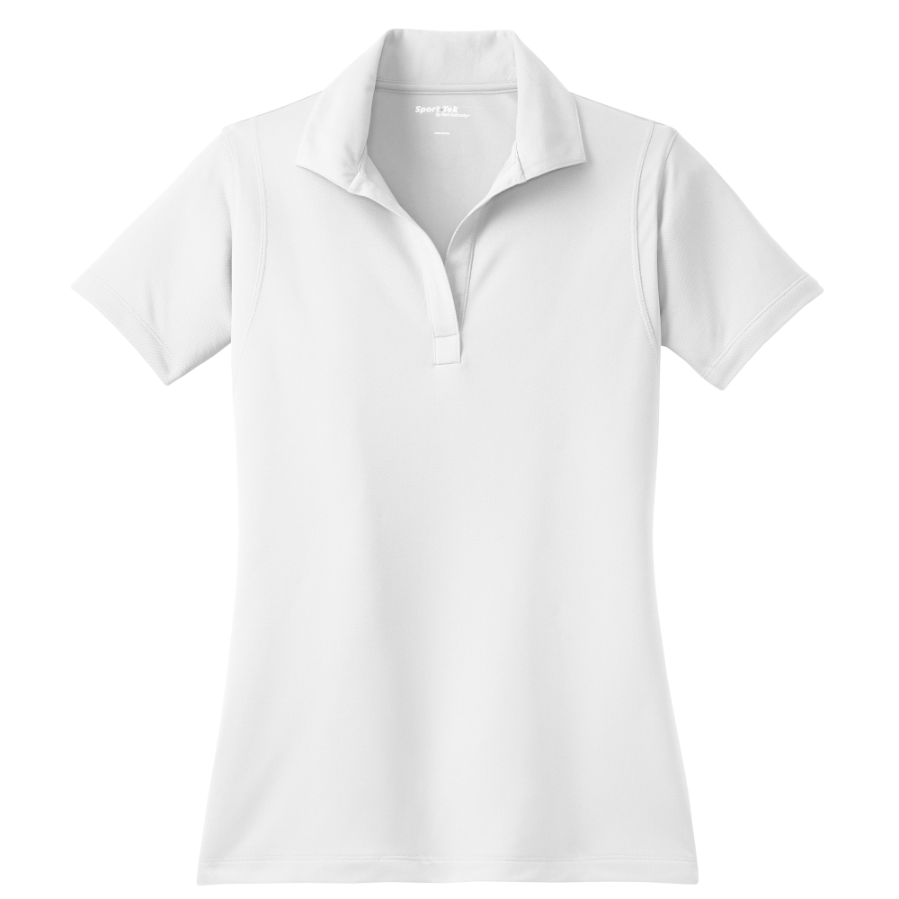 White Sport-Tek LST650 women's polo