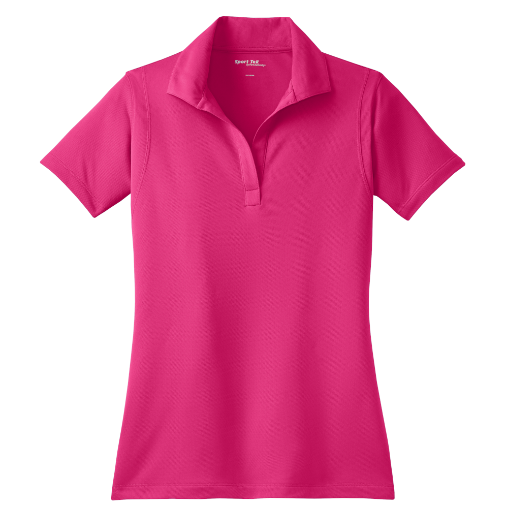 Pink raspberry Sport-Tek LST650 women's polo