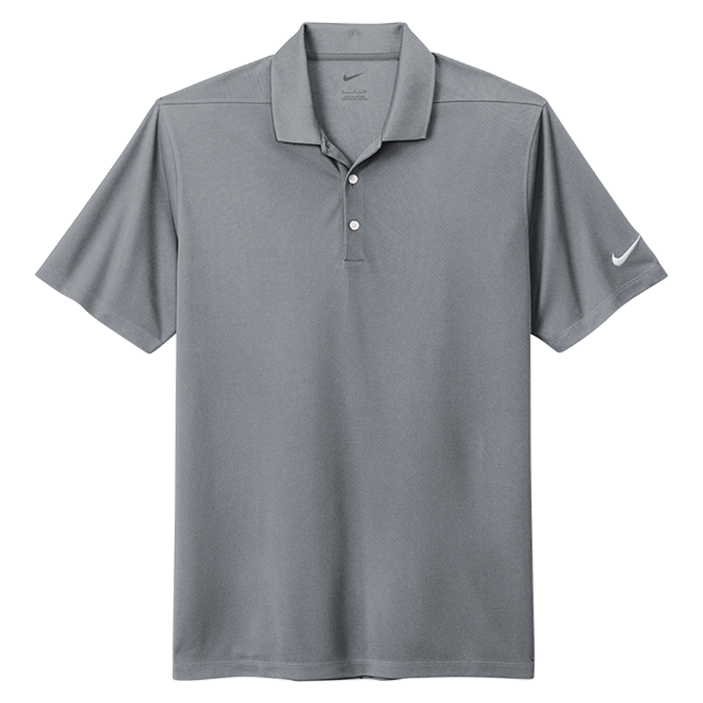 Cool grey Nike Dri-FIT polo