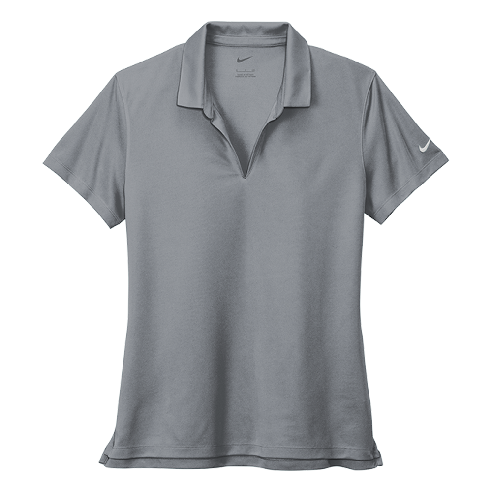 Cool grey Nike women's Dri-FIT polo