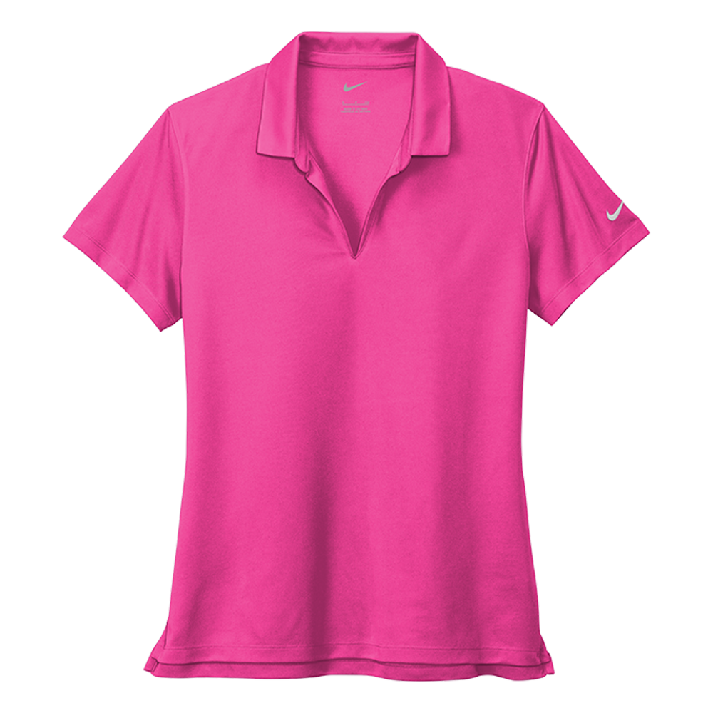 Vivid pink Nike women's Dri-FIT polo