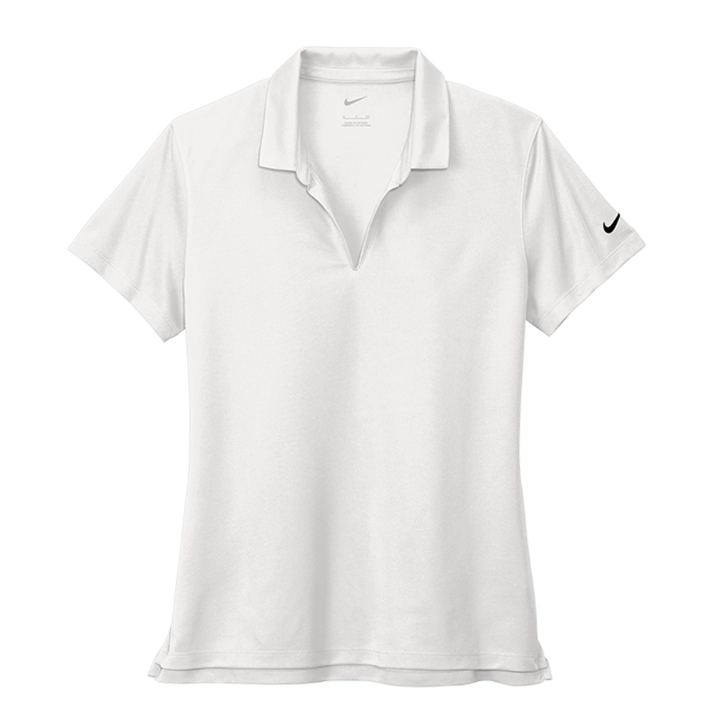 White Nike women's Dri-FIT polo