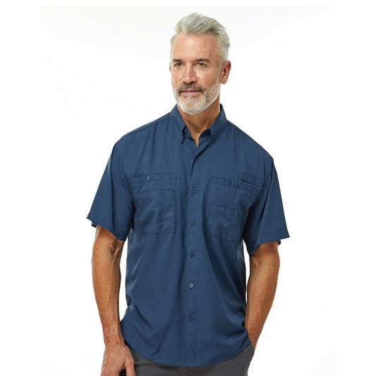 Navy Paragon 700 Hatteras performance fishing shirt
