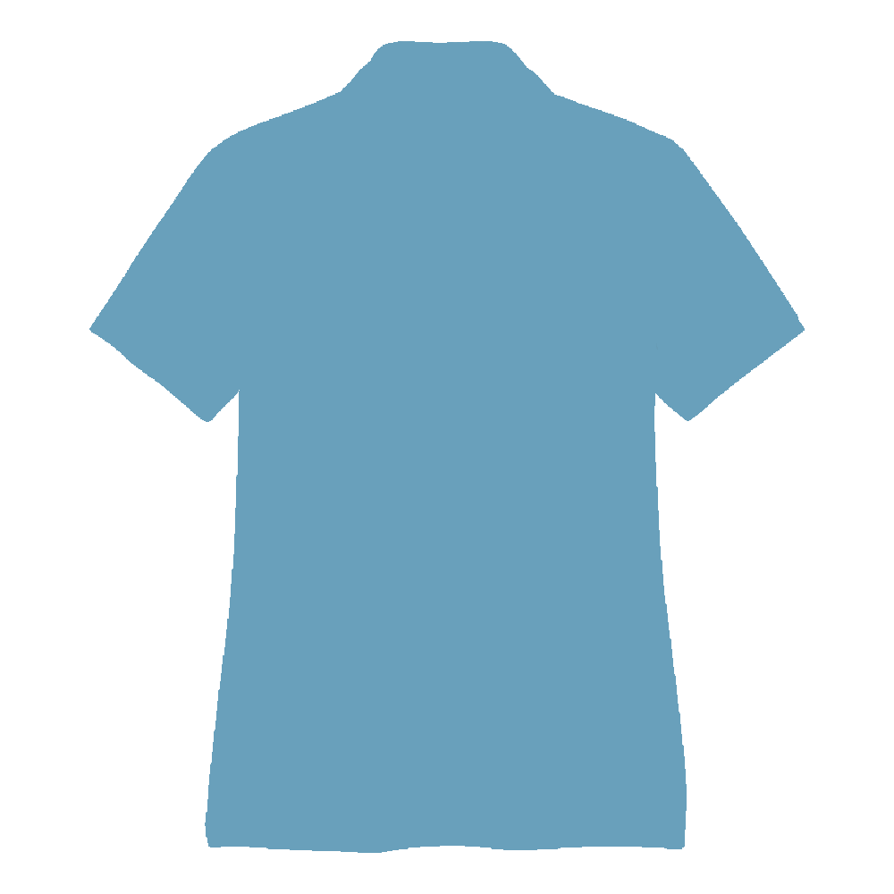 Brilliant blue TravisMathew women's Coto polo, flat lay