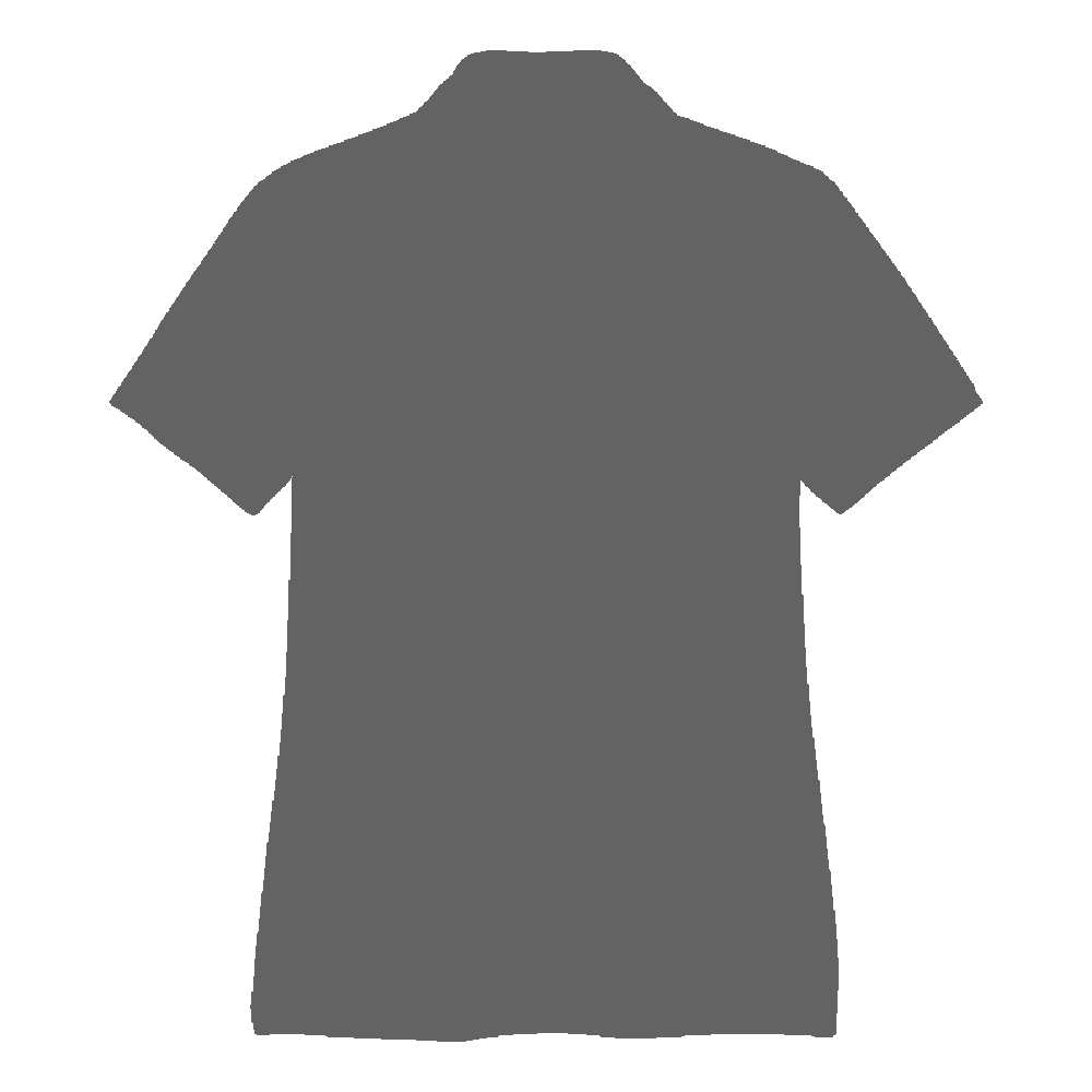 Quiet shade grey and black TravisMathew women's Coto polo, flat lay