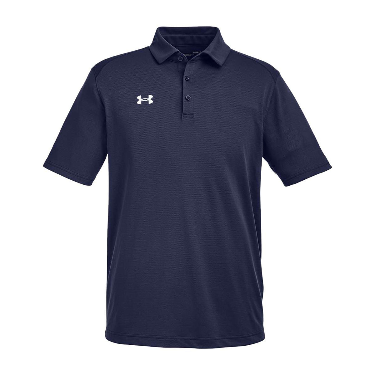 Midnight navy and white Under Armour Tech polo