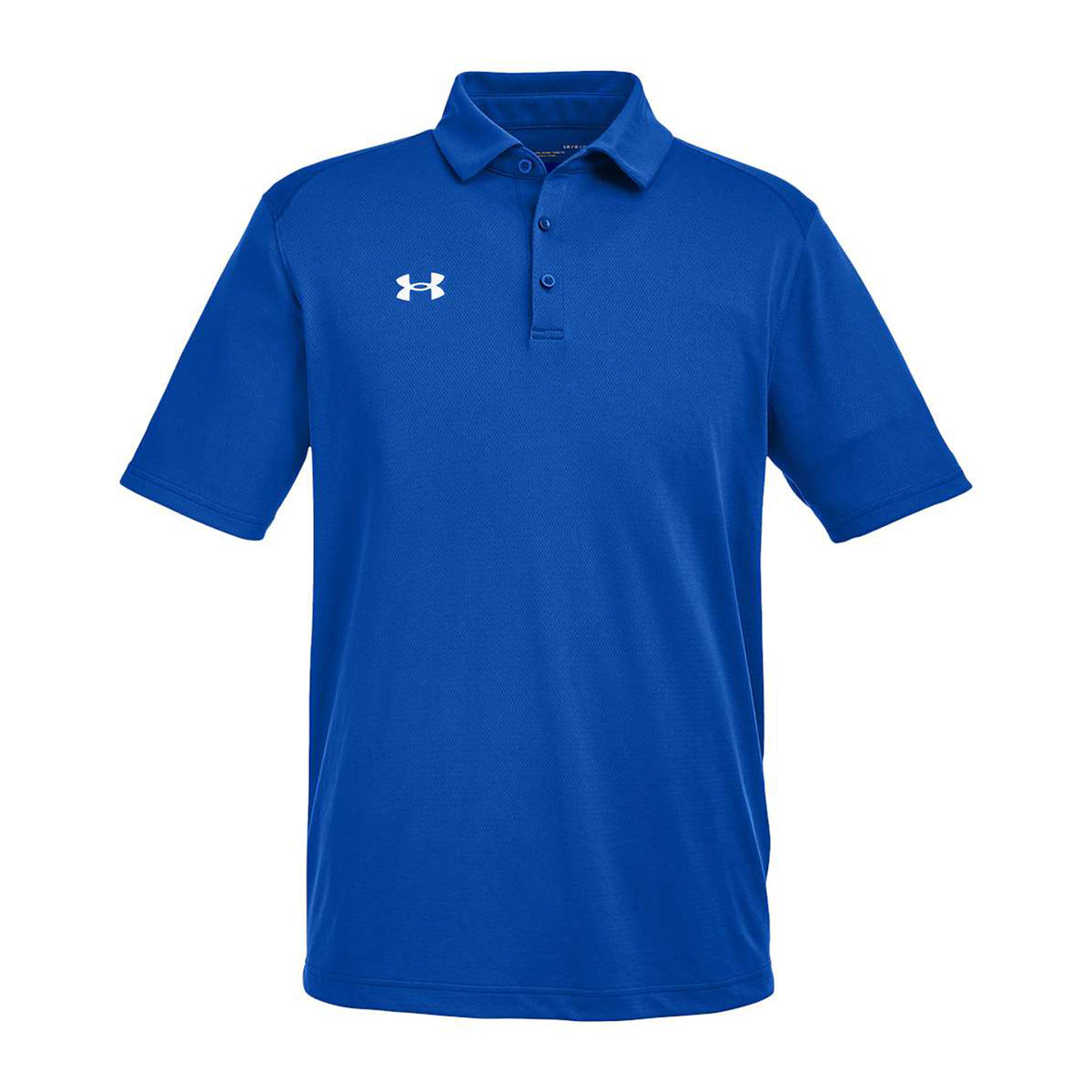 Royal and white Under Armour Tech polo